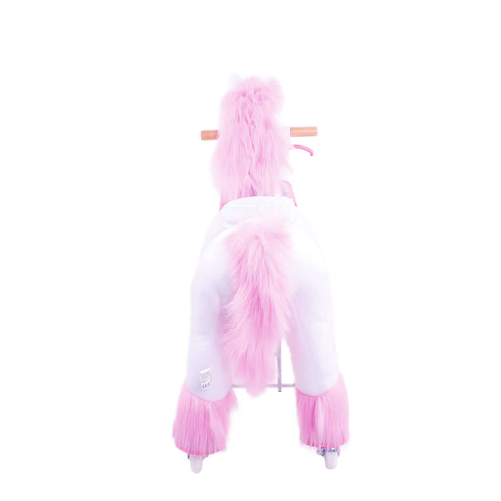 Model U Ride-On Plush Unicorn Age 4-7 Pink