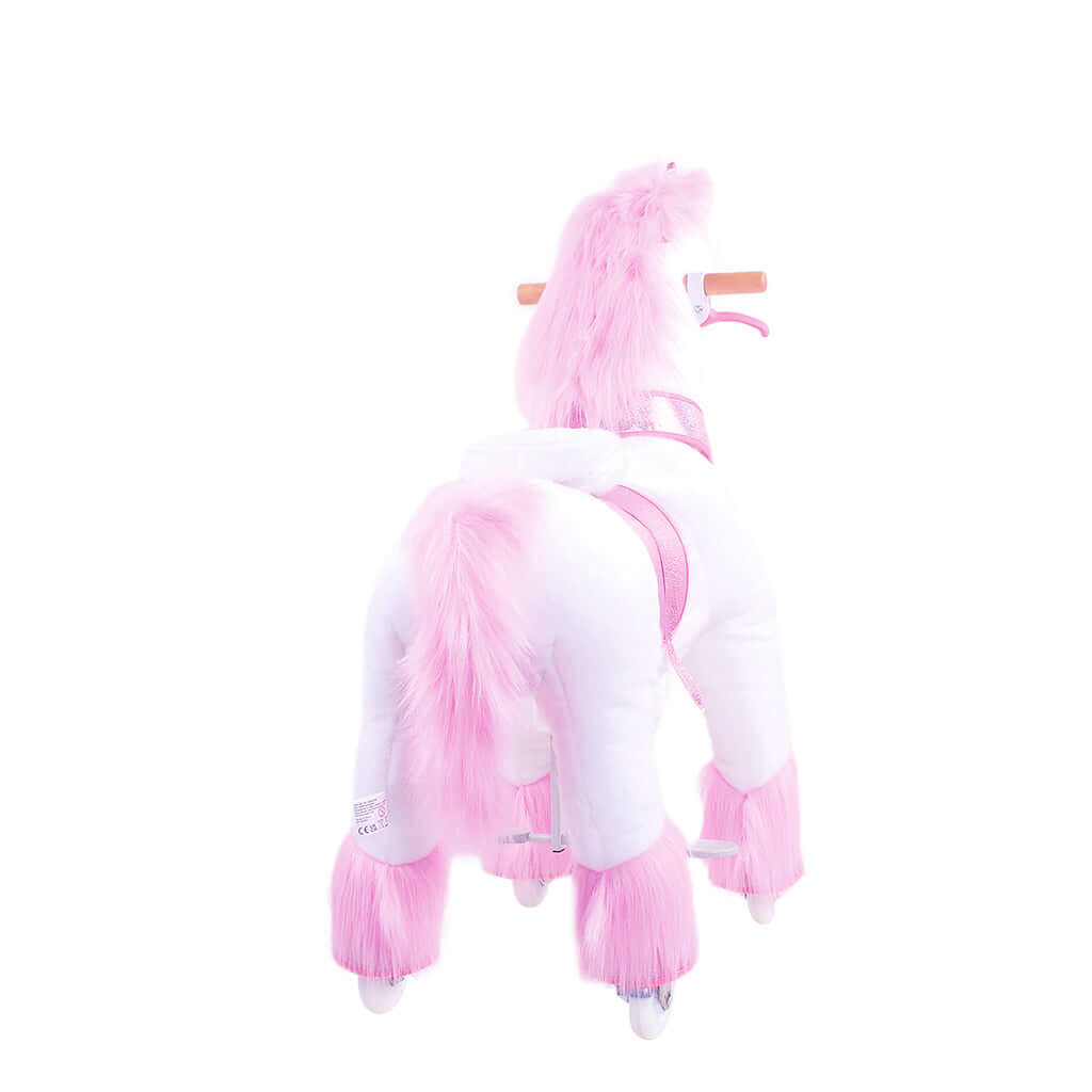 Model U Ride-On Plush Unicorn Age 4-7 Pink