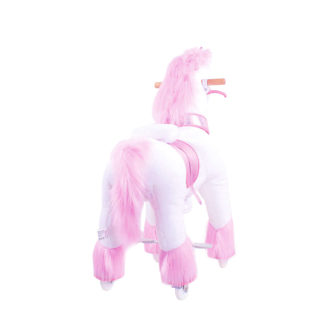 Model U Ride-On Plush Unicorn Age 4-7 Pink