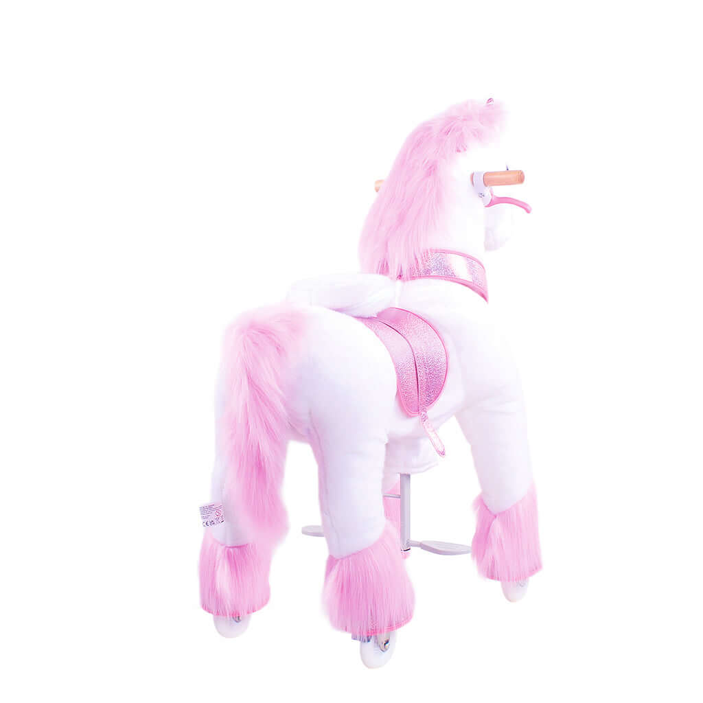 Model U Ride-On Plush Unicorn Age 4-7 Pink
