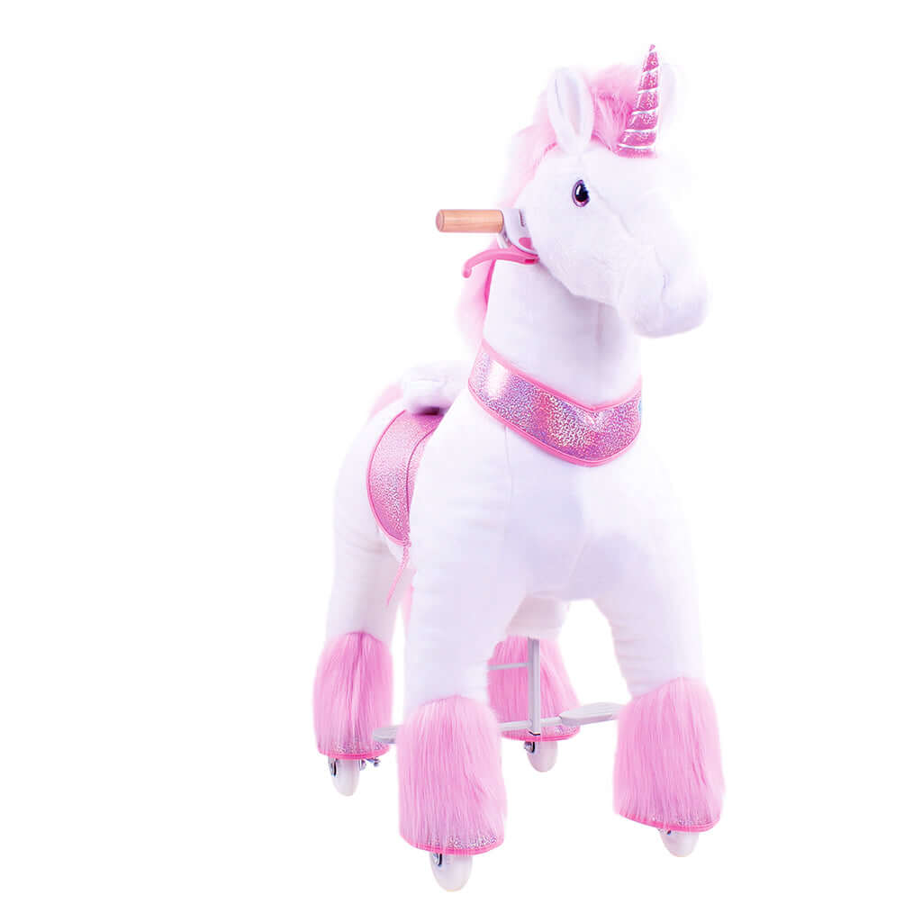 Model U Ride-On Plush Unicorn Age 4-7 Pink