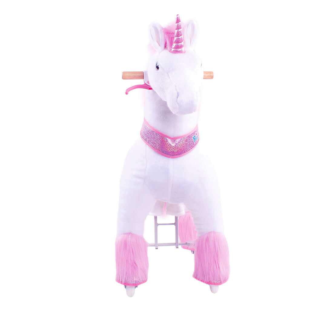 Model U Ride-On Plush Unicorn Age 4-7 Pink