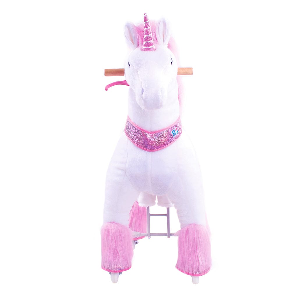 Model U Ride-On Plush Unicorn Age 4-7 Pink