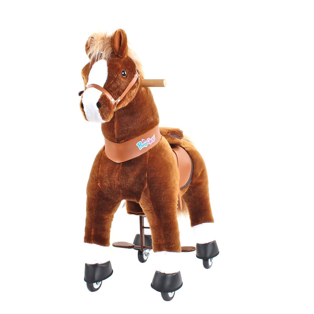 Model U Ride-On Pony Toy Age 4-7 Brown
