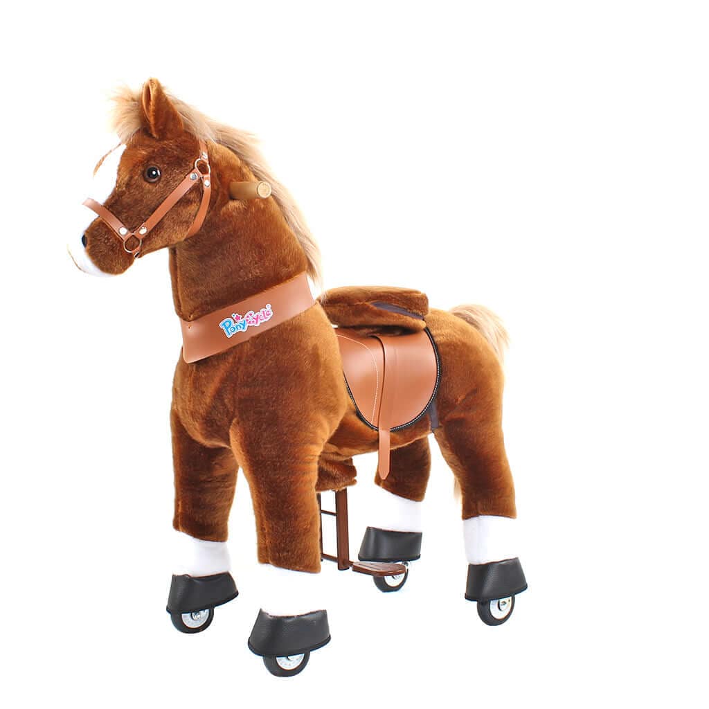 Model U Ride-On Pony Toy Age 4-7 Brown
