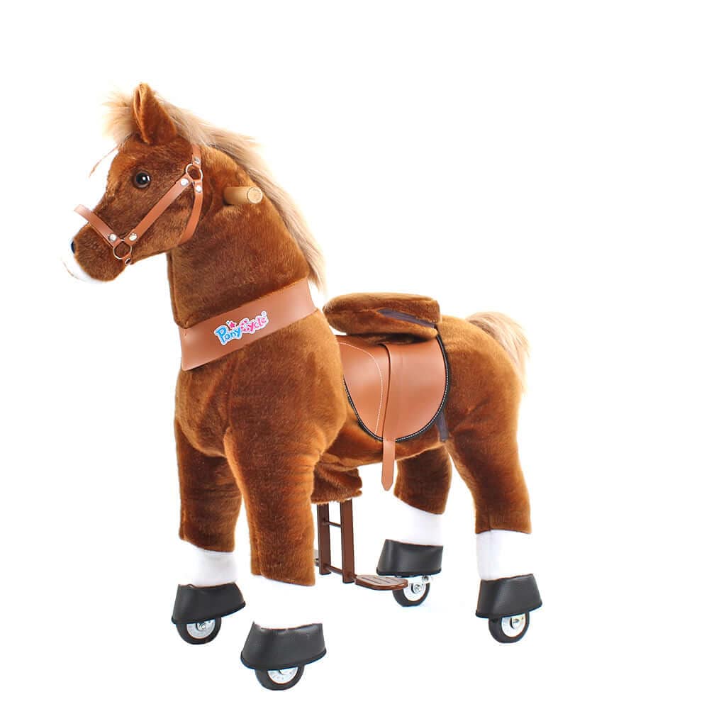 Model U Ride-On Pony Toy Age 4-7 Brown