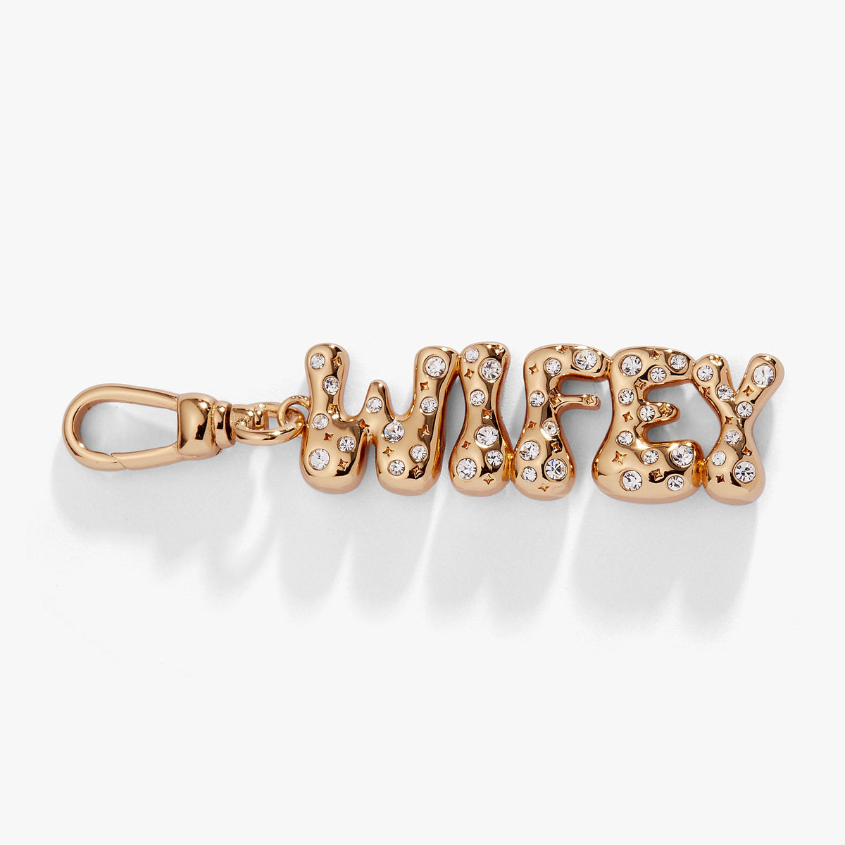 'Wifey' Bubble Crystal Clip Charm