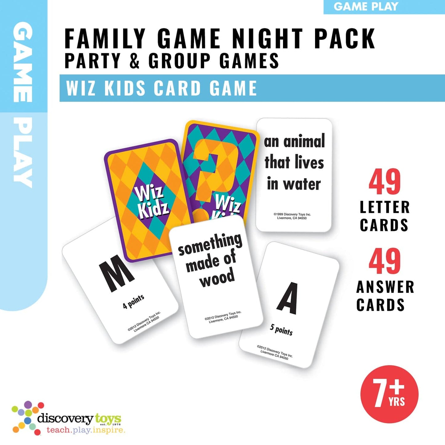 WIZ KIDZ Category Card Game