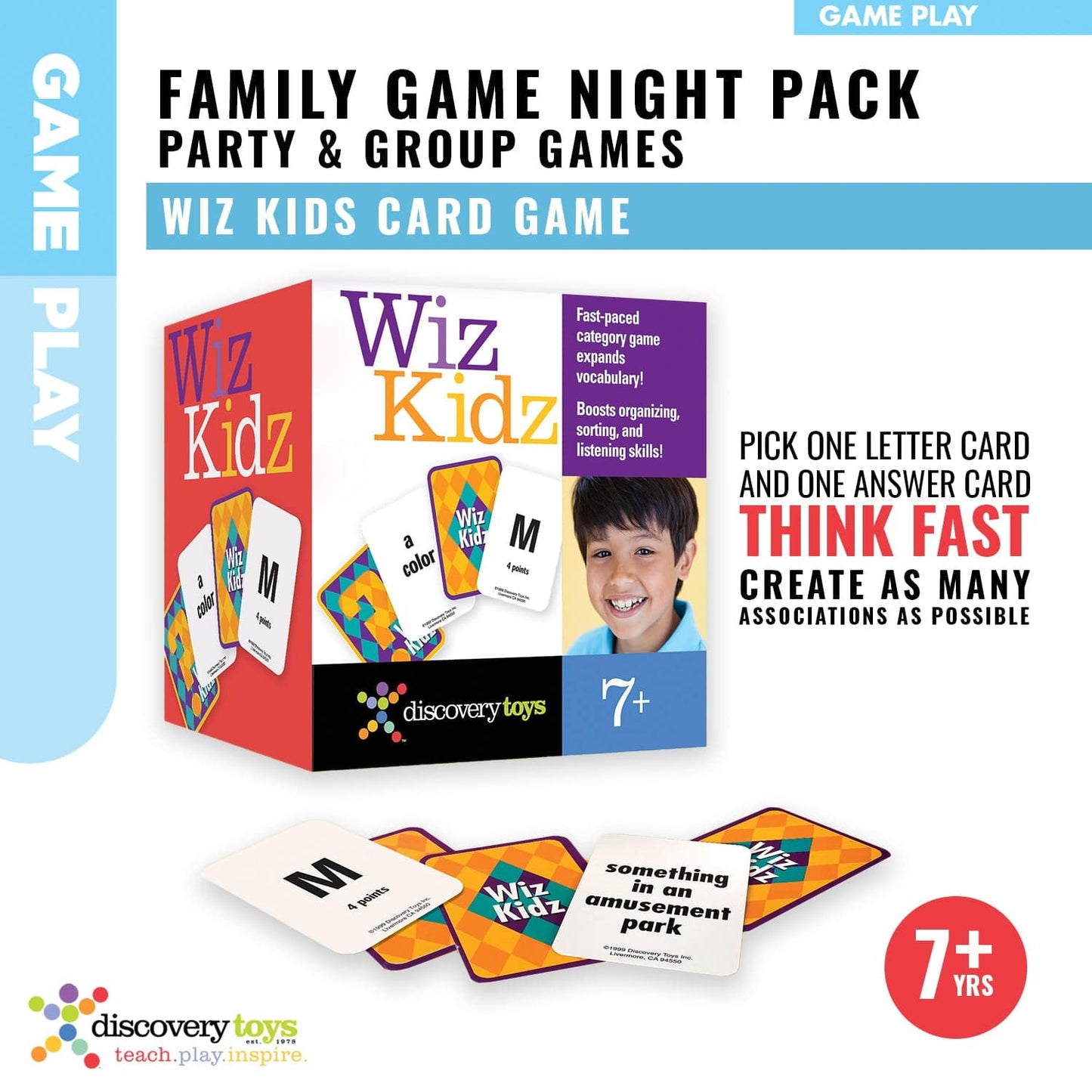 WIZ KIDZ Category Card Game