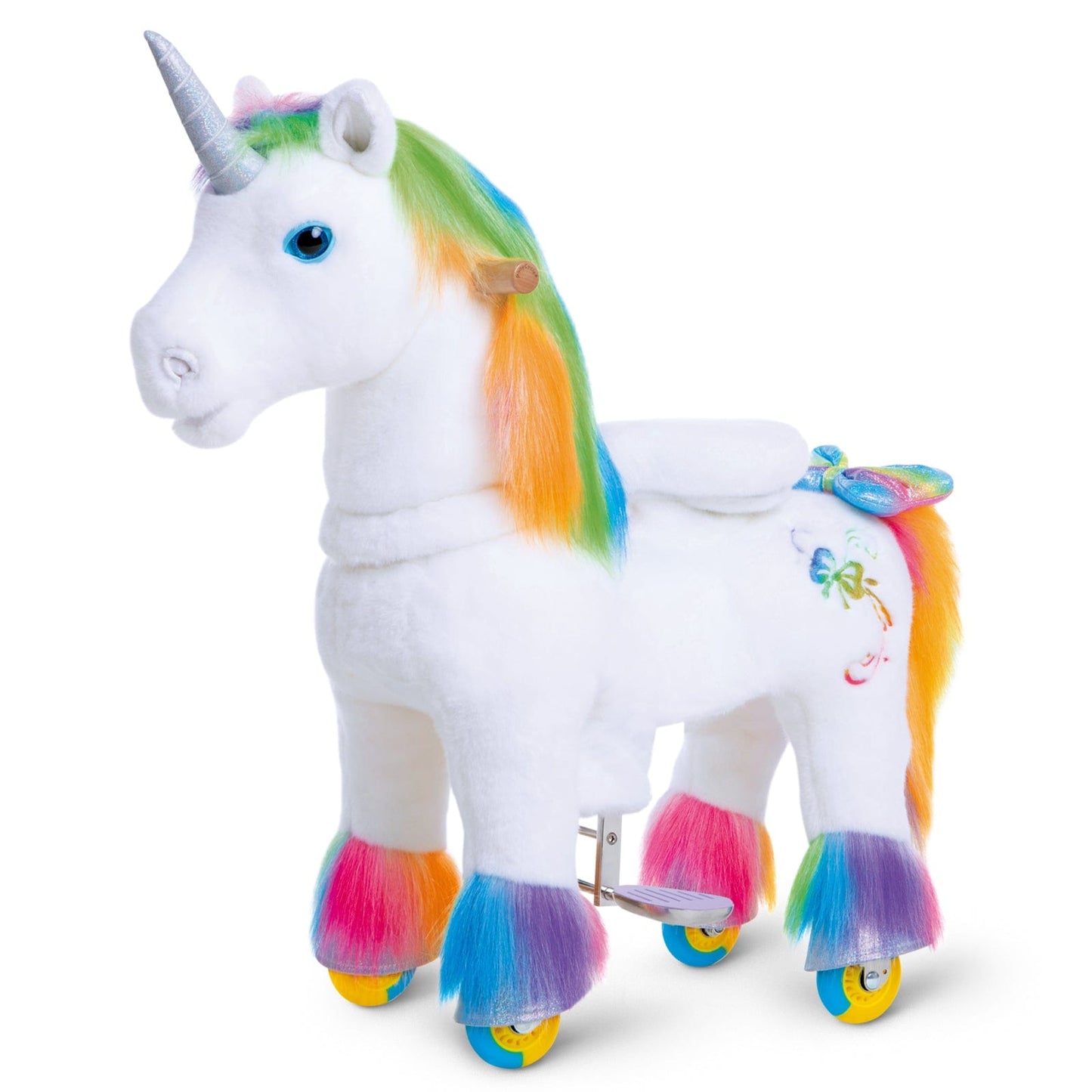 Unicorn Ride On Toy for Age 3-4 Rainbow Model X