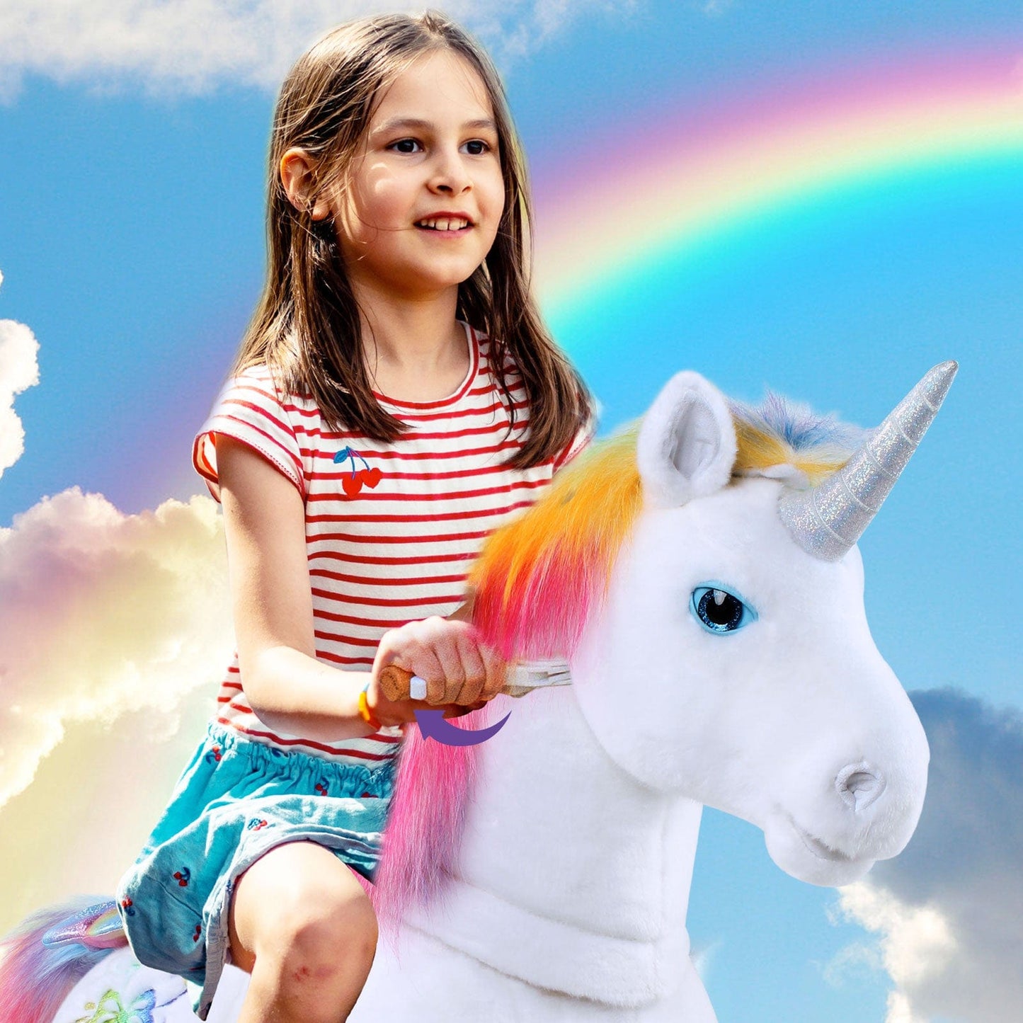 Rainbow Unicorn for Age 4-7 Model X
