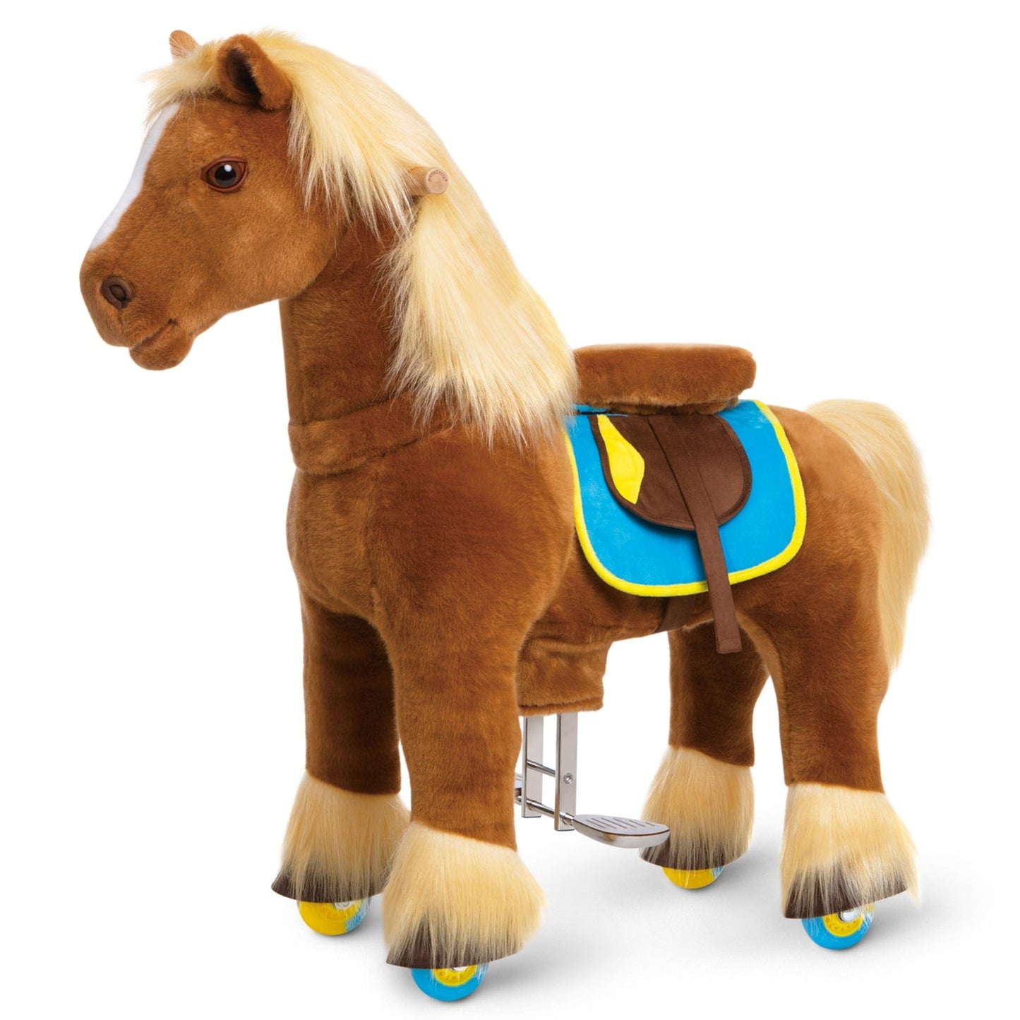 Horse Ride On Toy for Age 4-7 Brown Model X
