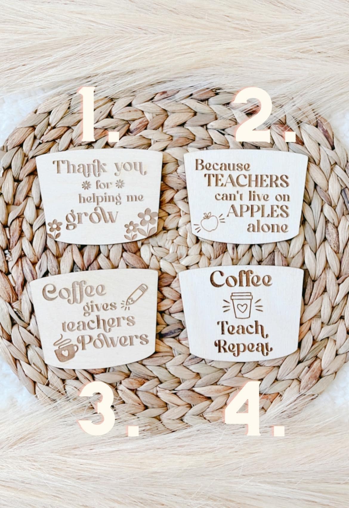 Custom Teacher Appreciation Gift Card Holders (PREORDER - ETA 3-4 weeks)