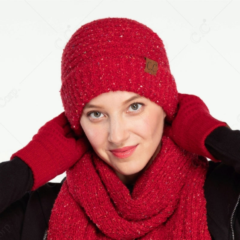 C.C Brand - Boucle Beanie - Golden Camel