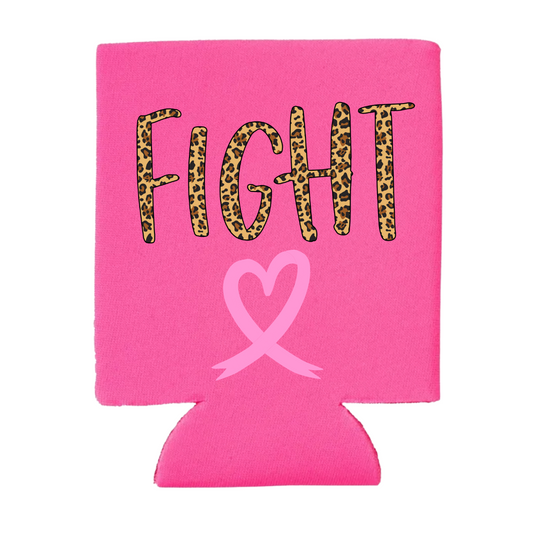Pink Warrior Fight Koozie