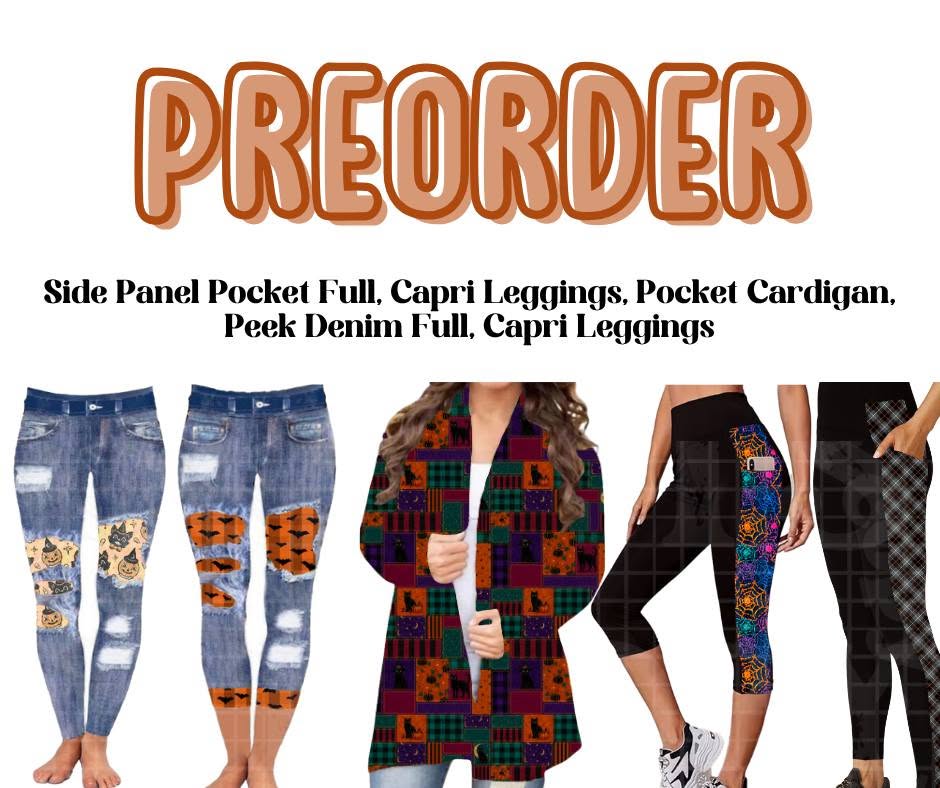 Preorder Closes 7/13 - Leggings & Cardis