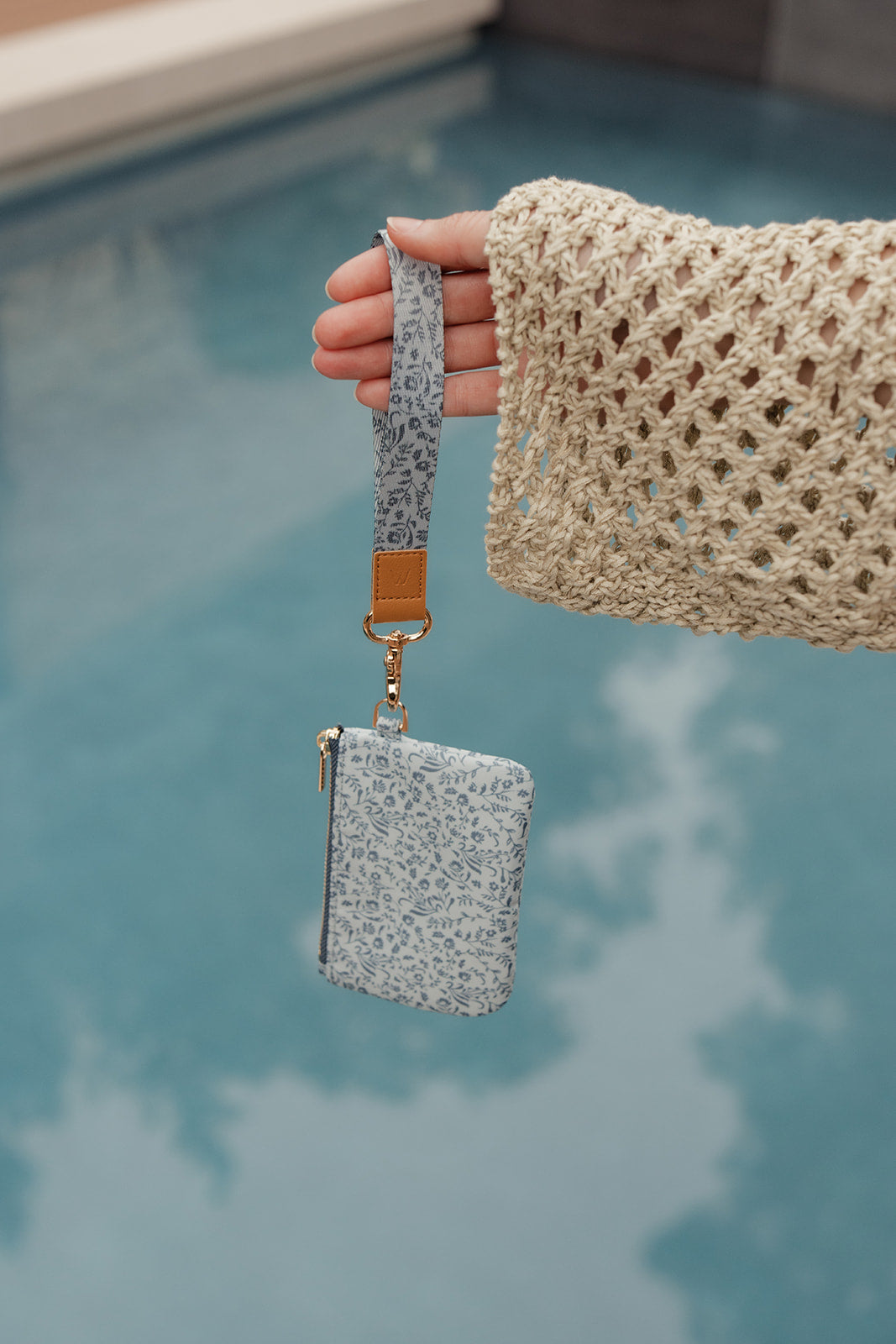 Bluebell Bloom Zipper Pouch