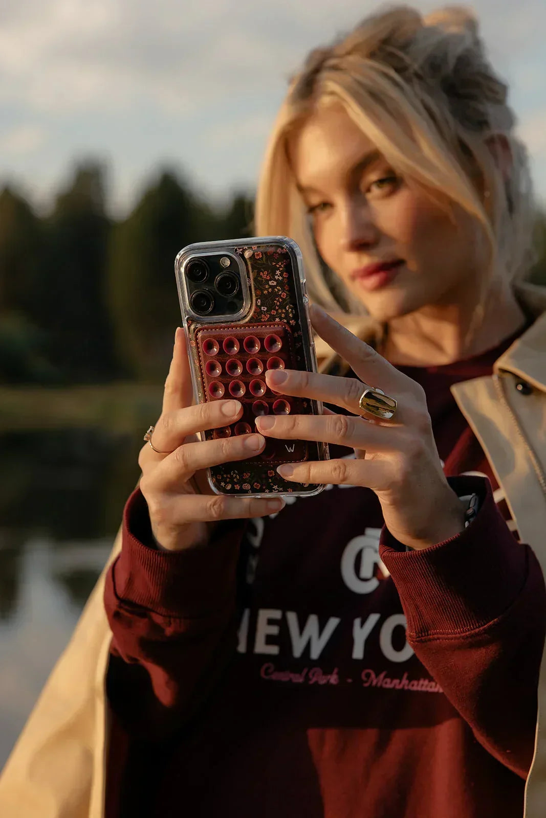 Twilight Blossom Magnetic Case