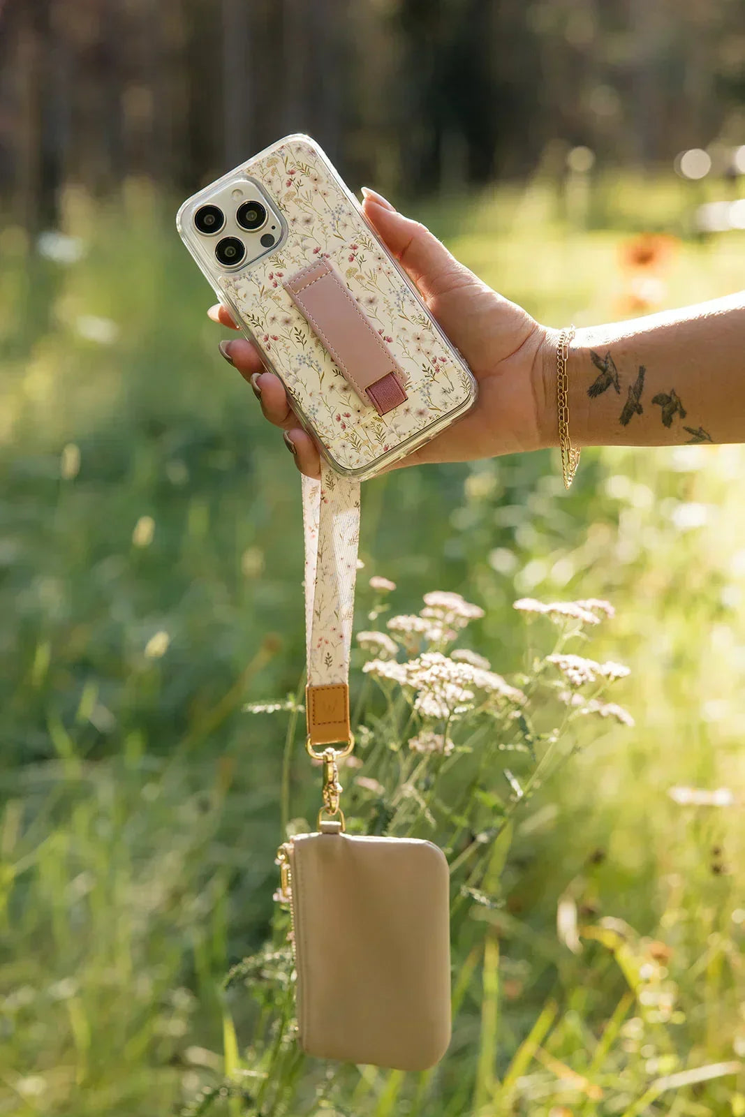 Wild Flower Wrist Lanyard