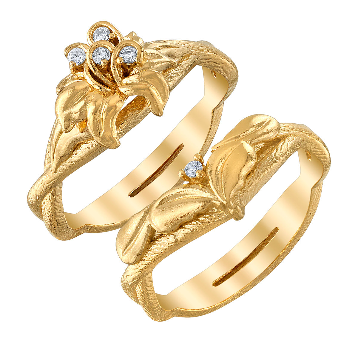 Disney X RockLove DISNEY TANGLED Rapunzel Sundrop Flower Stacker Rings