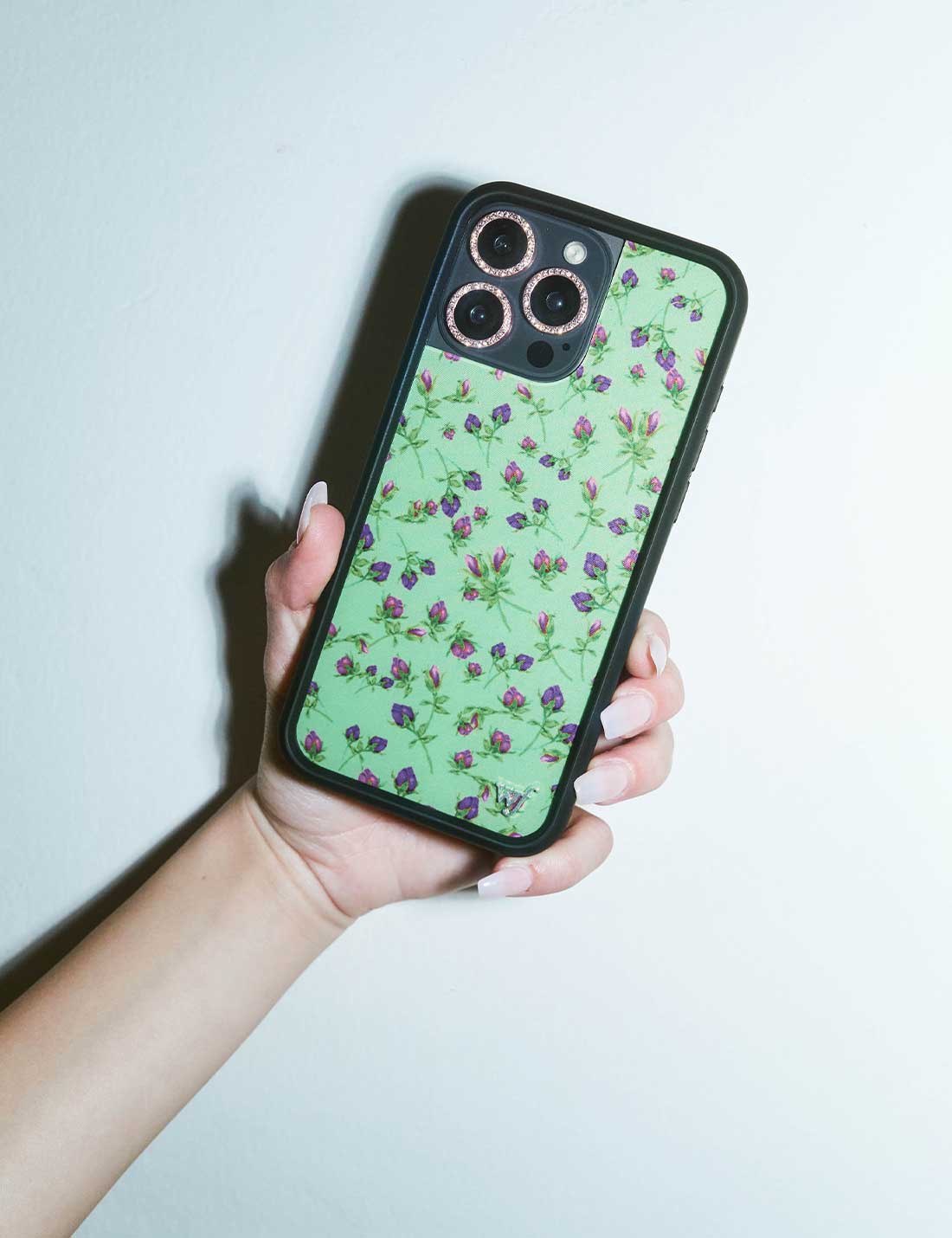 Purple Posie Rosie iPhone Case