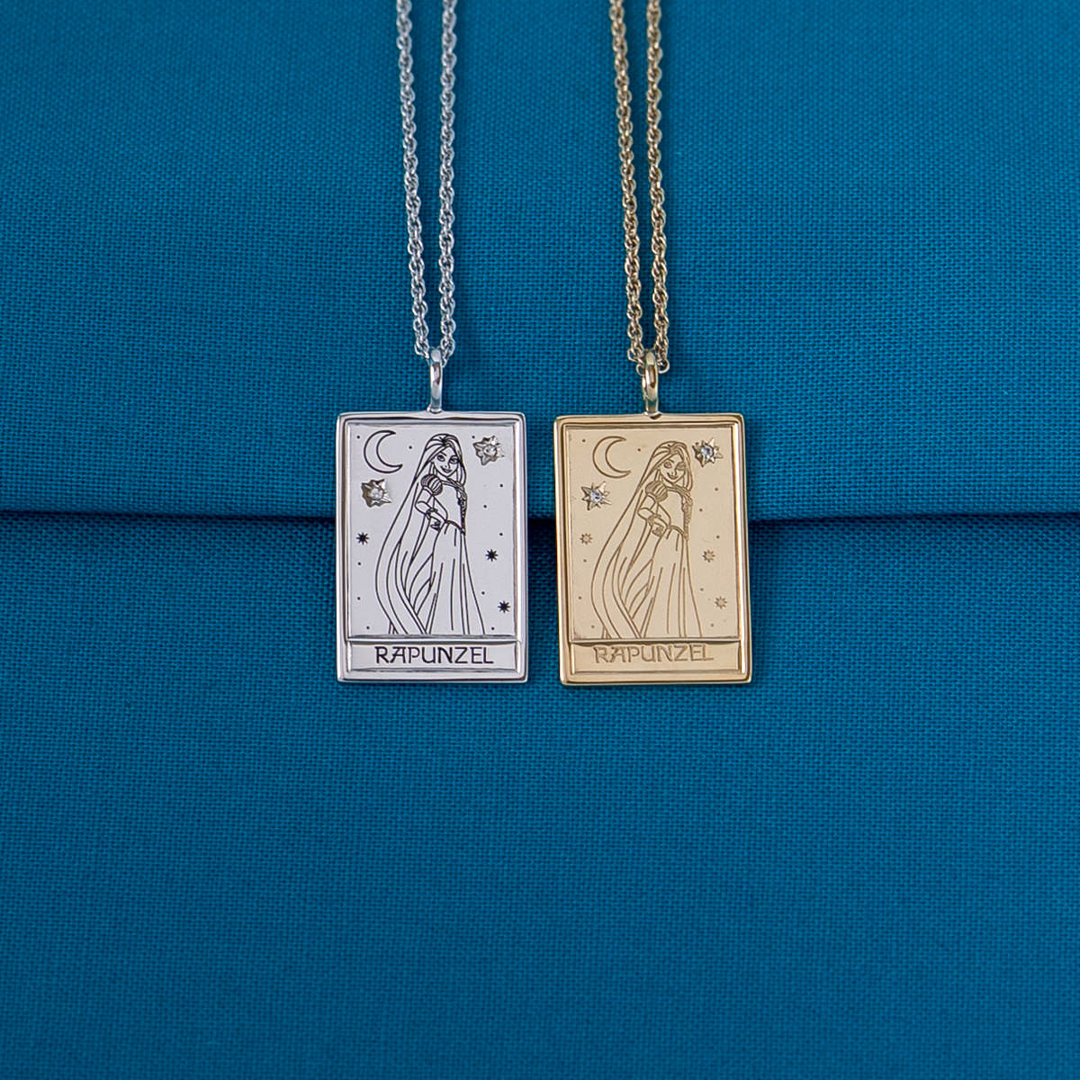 Disney X RockLove TANGLED Rapunzel Tablet Necklace