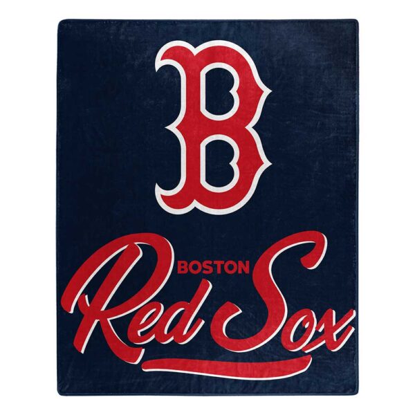 Boston Red Sox MLB ‘Signature’ Raschel Throw Blanket