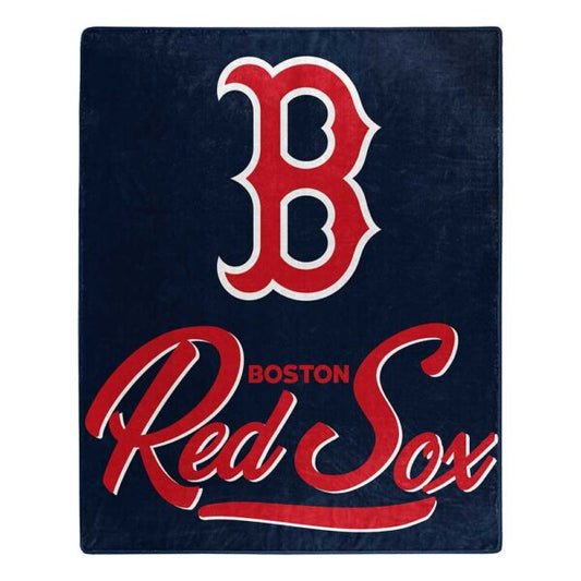 Boston Red Sox MLB ‘Signature’ Raschel Throw Blanket