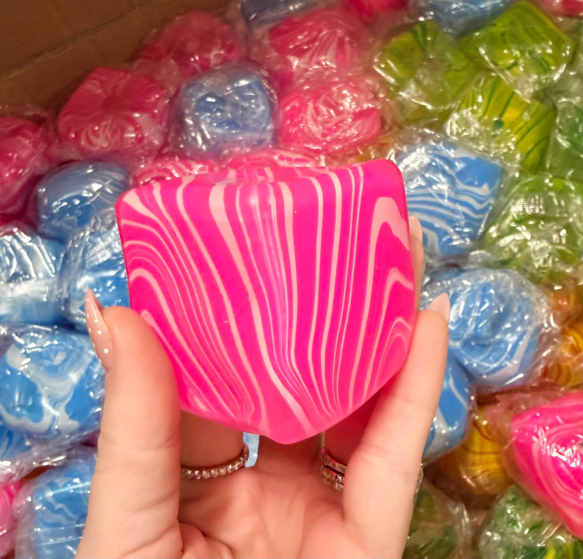 Viral TIE-DYE STRESS Cube Squishy (IN STOCK)