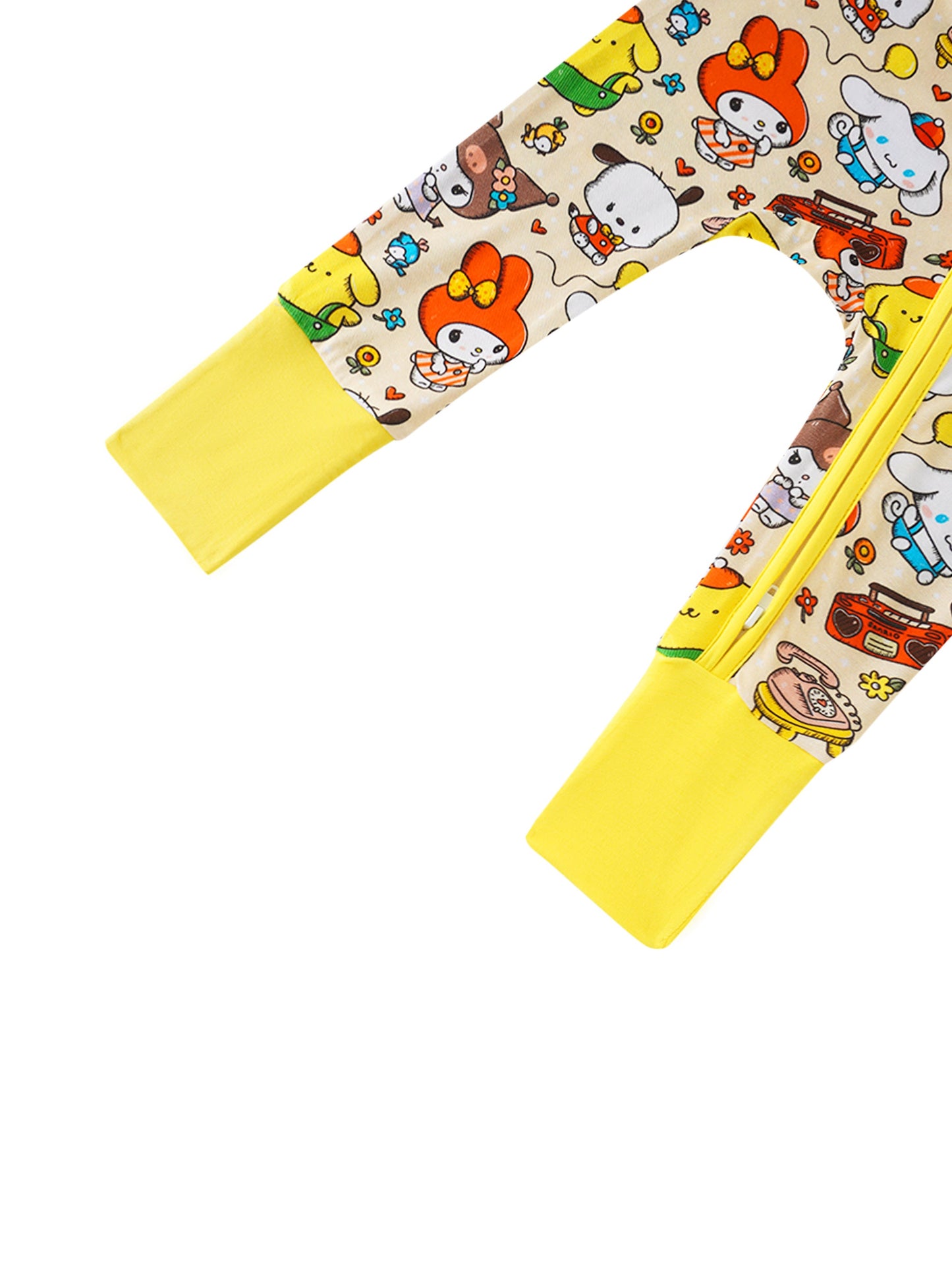 PoshTOT Sanrio Cinnamoroll Bamboo Baby Convertible Zippy Romper