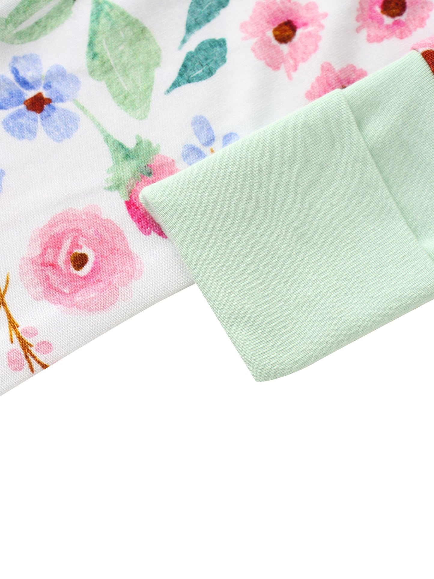 PoshTOT Ink Flower Bamboo Baby Convertible Zippy Romper