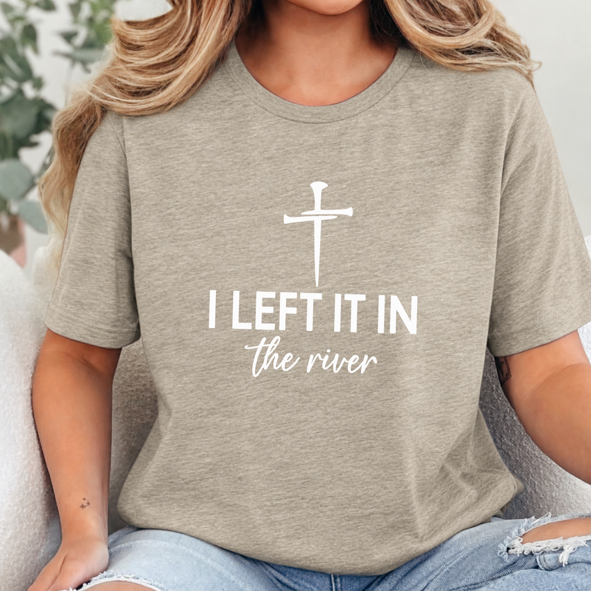 I Left It In the River - Cross Graphic Tee