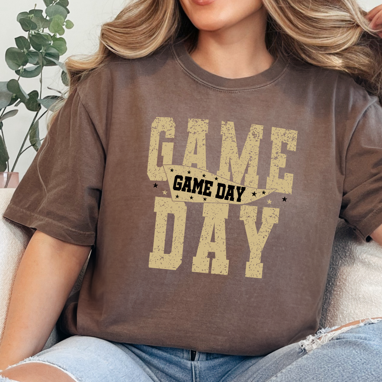 Preppy Game Day Graphic Tee
