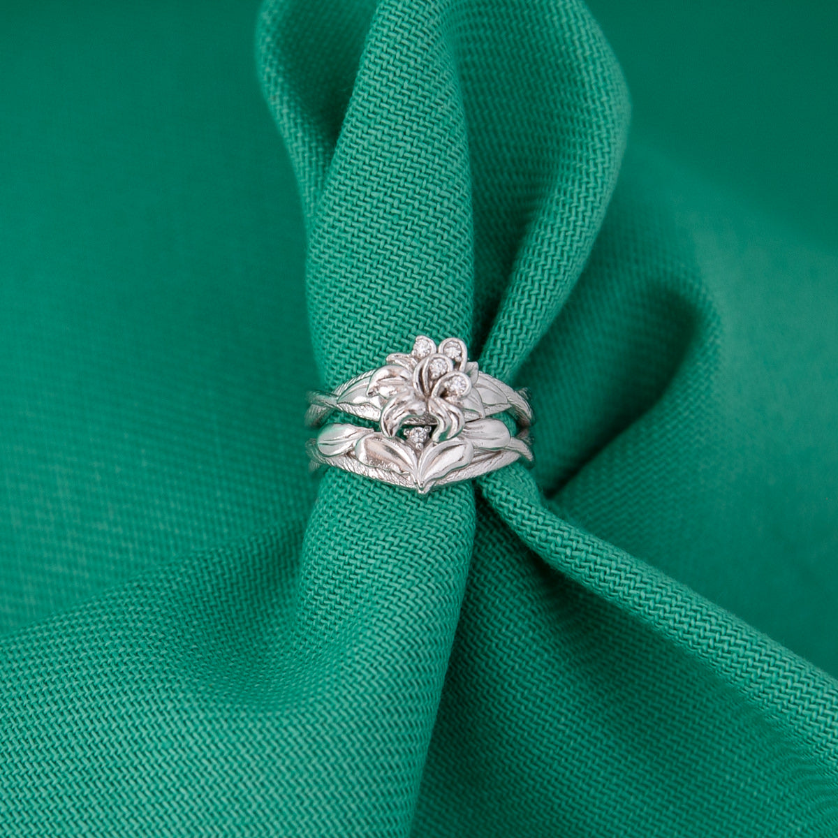 Disney X RockLove DISNEY TANGLED Rapunzel Sundrop Flower Stacker Rings