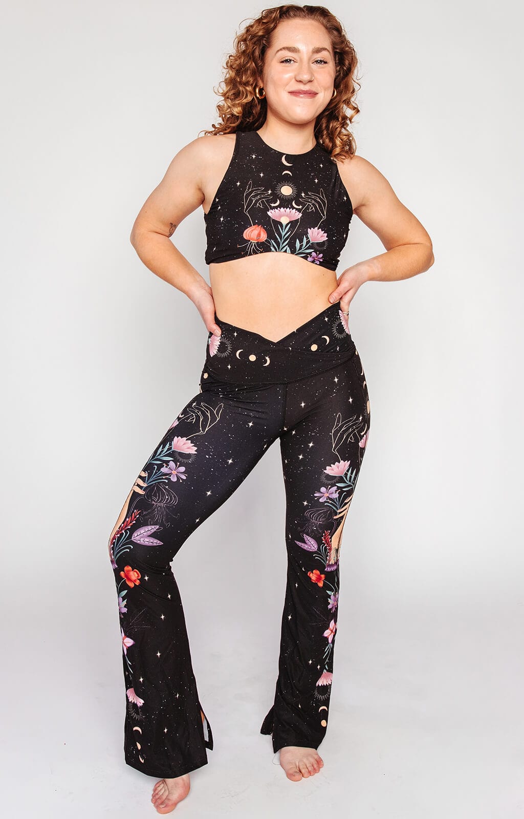 Split Flare Pant In Celestial Timing
