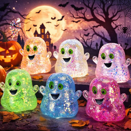 Viral Glitter Ghost Squishy (PREORDER CLOSES 7/25, ETA MID AUG.)