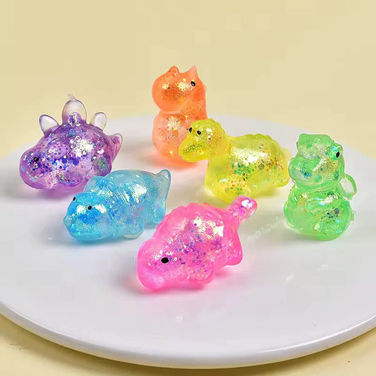 Viral Dinosaur Glitter Squishy (PREORDER CLOSES 6/14, ETA END JUNE)
