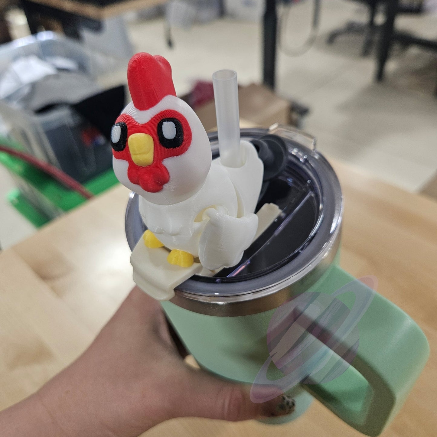 HEN CHICKEN STRAW BUDDY