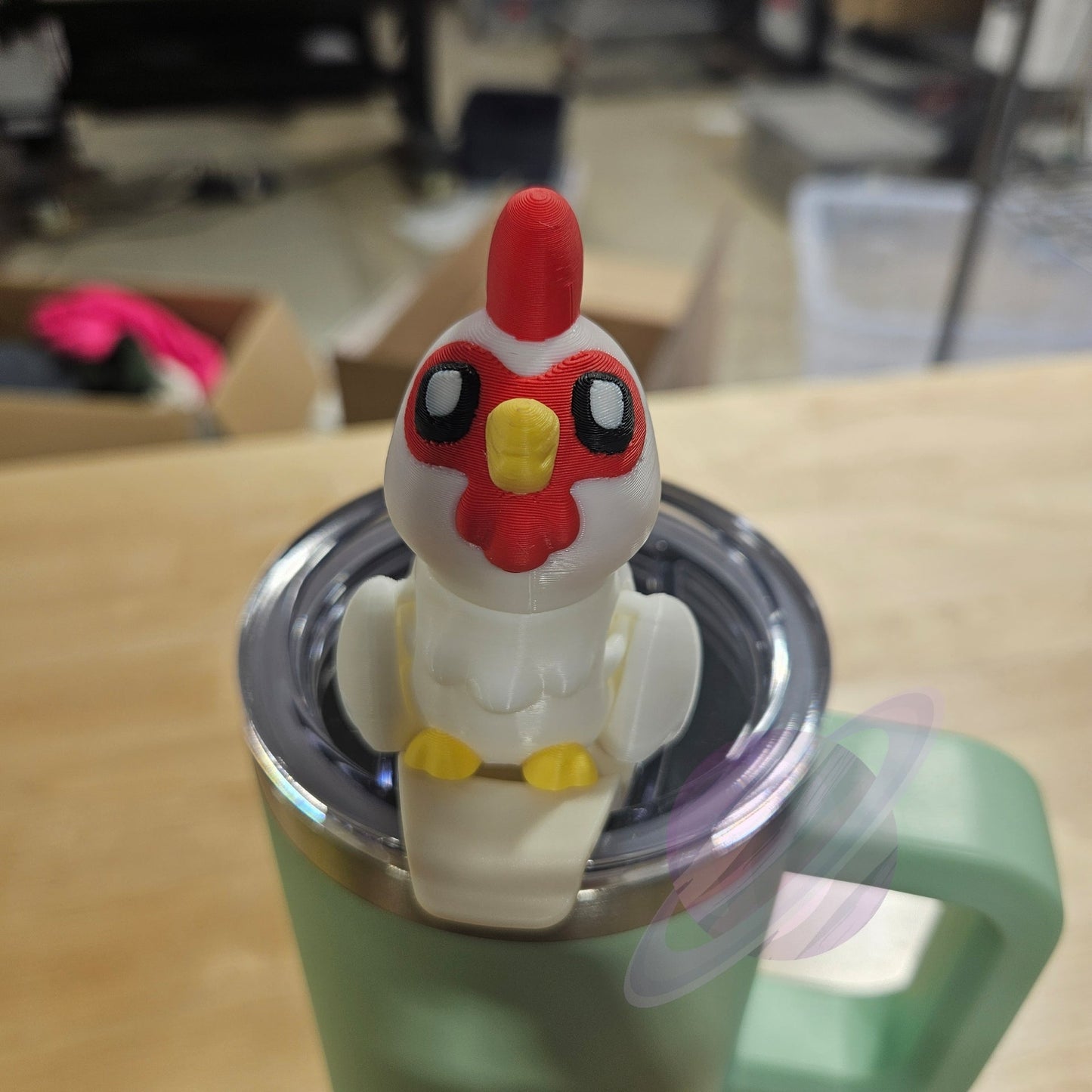 HEN CHICKEN STRAW BUDDY