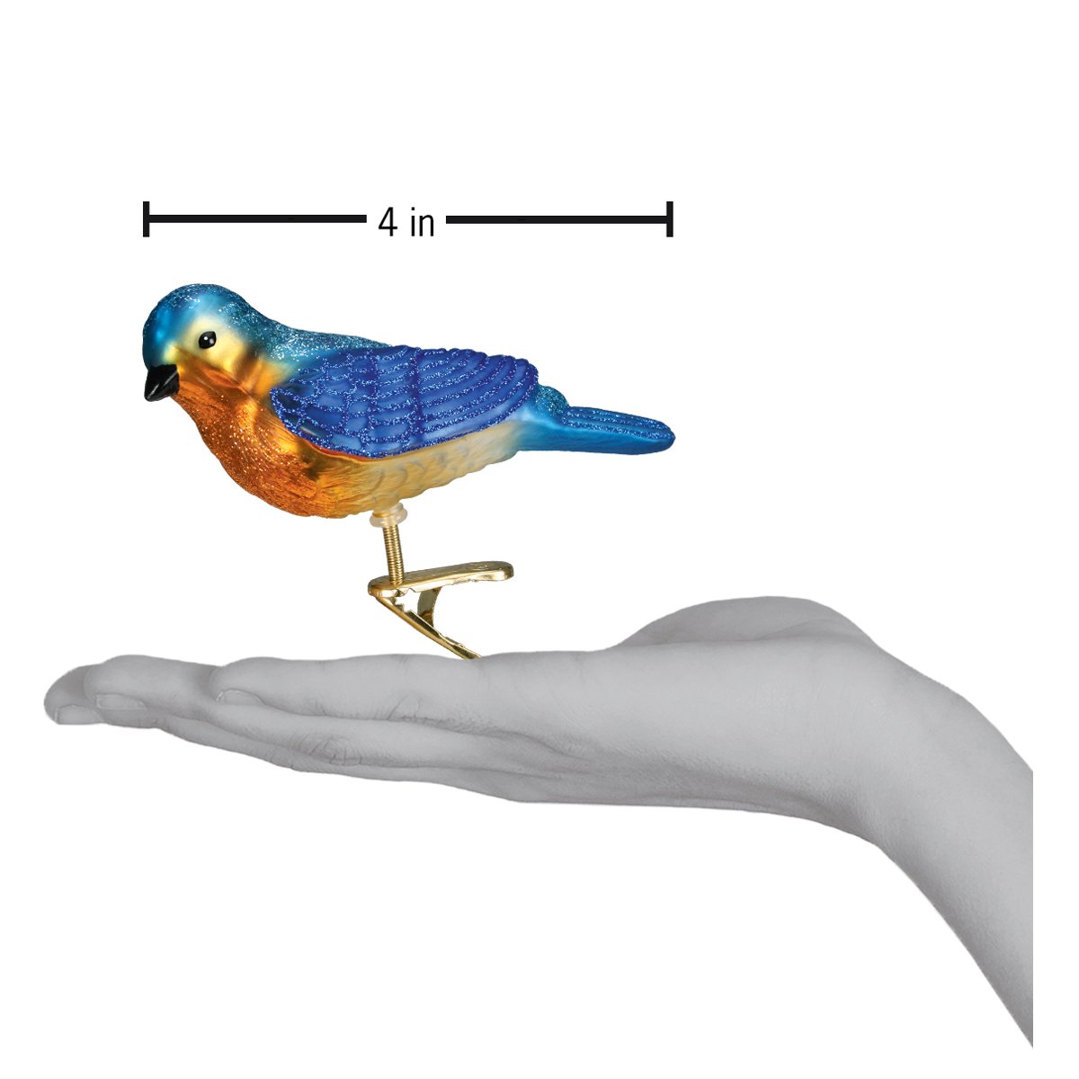 Clip-On Western Bluebird