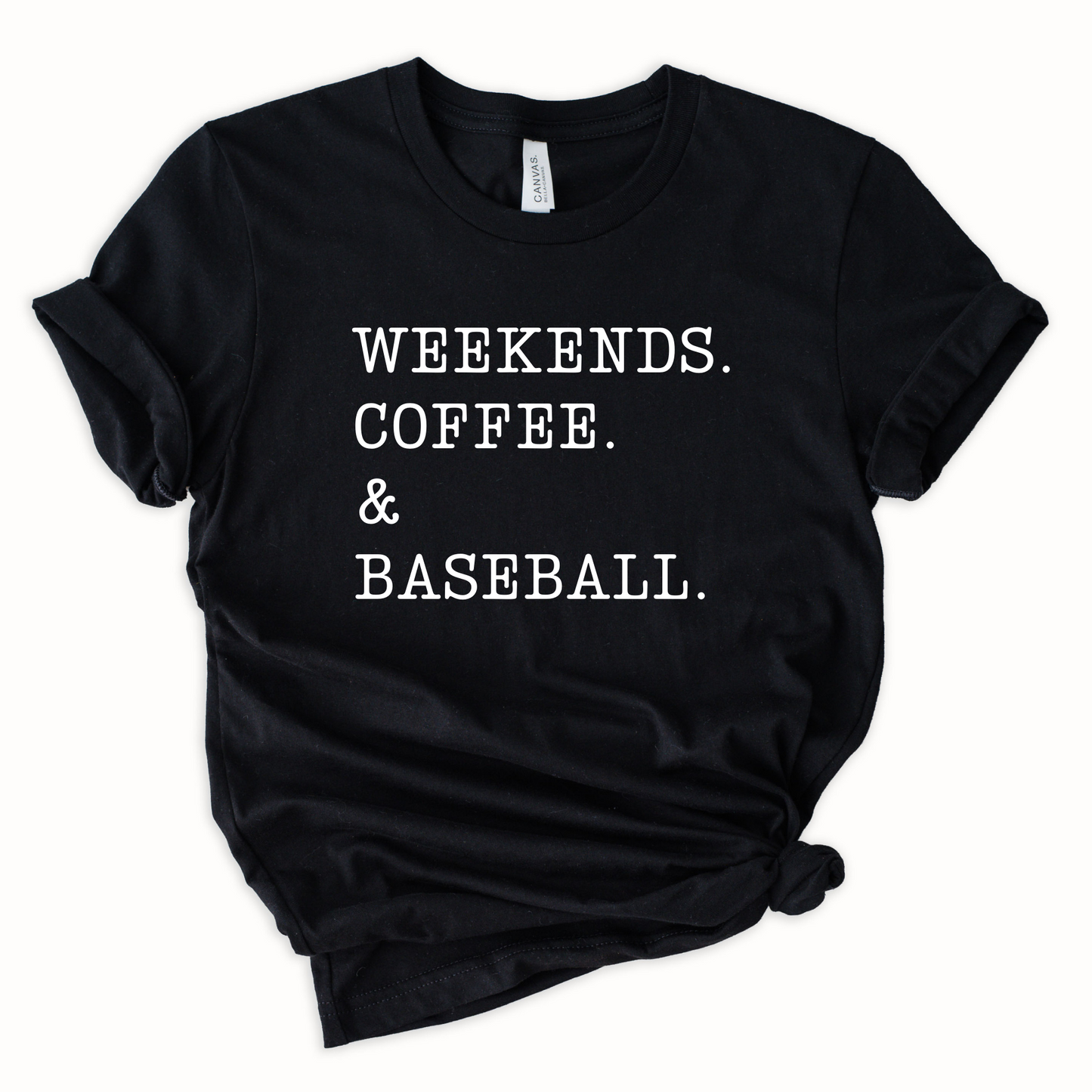 Coffee & Baseball Graphic Tee