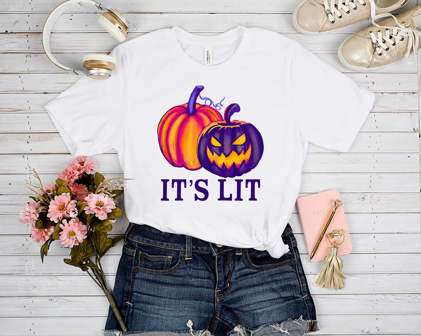 SPOOKY RUN-PUMPKINS TEE