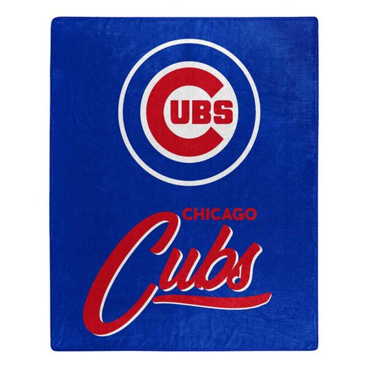 Chicago Cubs MLB ‘Signature’ Raschel Throw Blanket