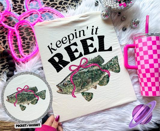 KEEPIN IT REEL DOUBLE SIDED TEE