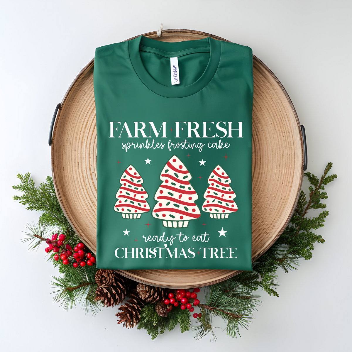 Farm Fresh Tree Cakes Graphic Tee
