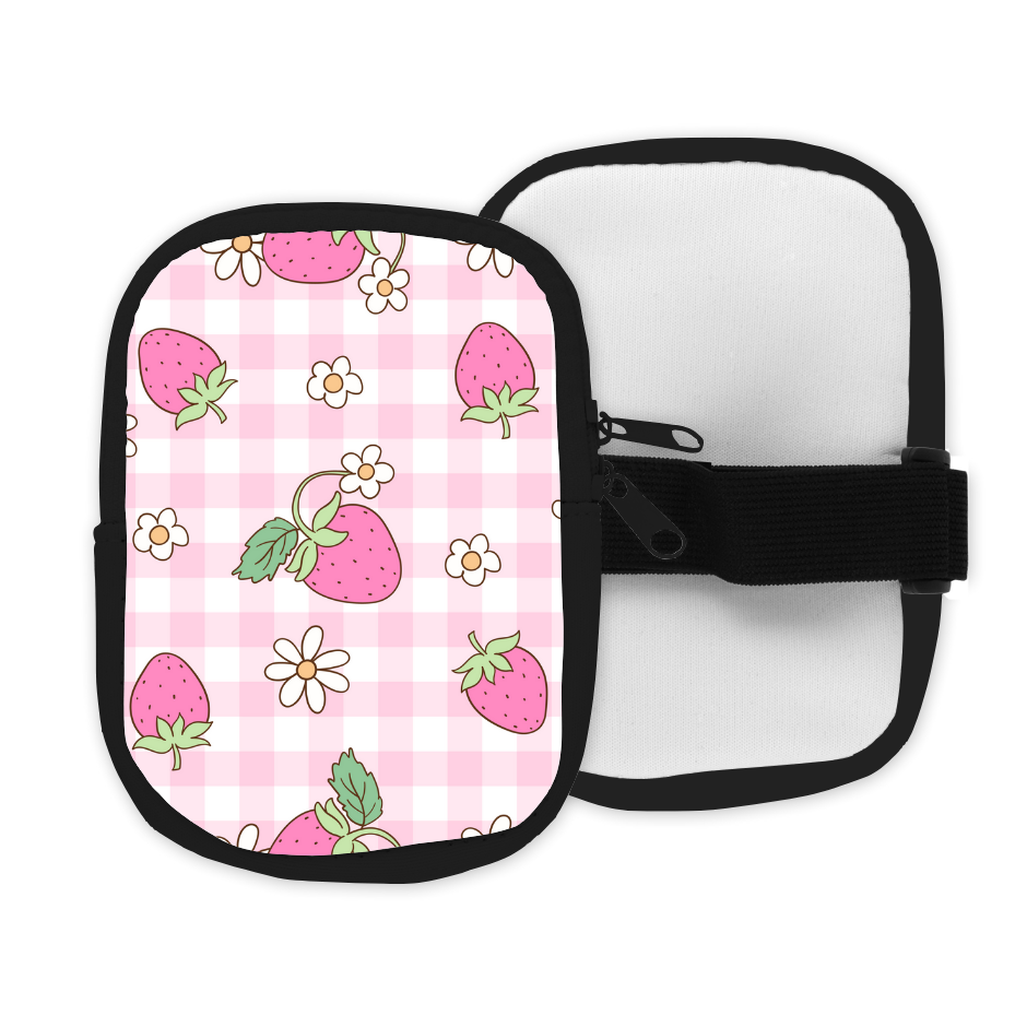 Strawberry Picnic Zippered Pouch/Bag For 40oz Tumbler