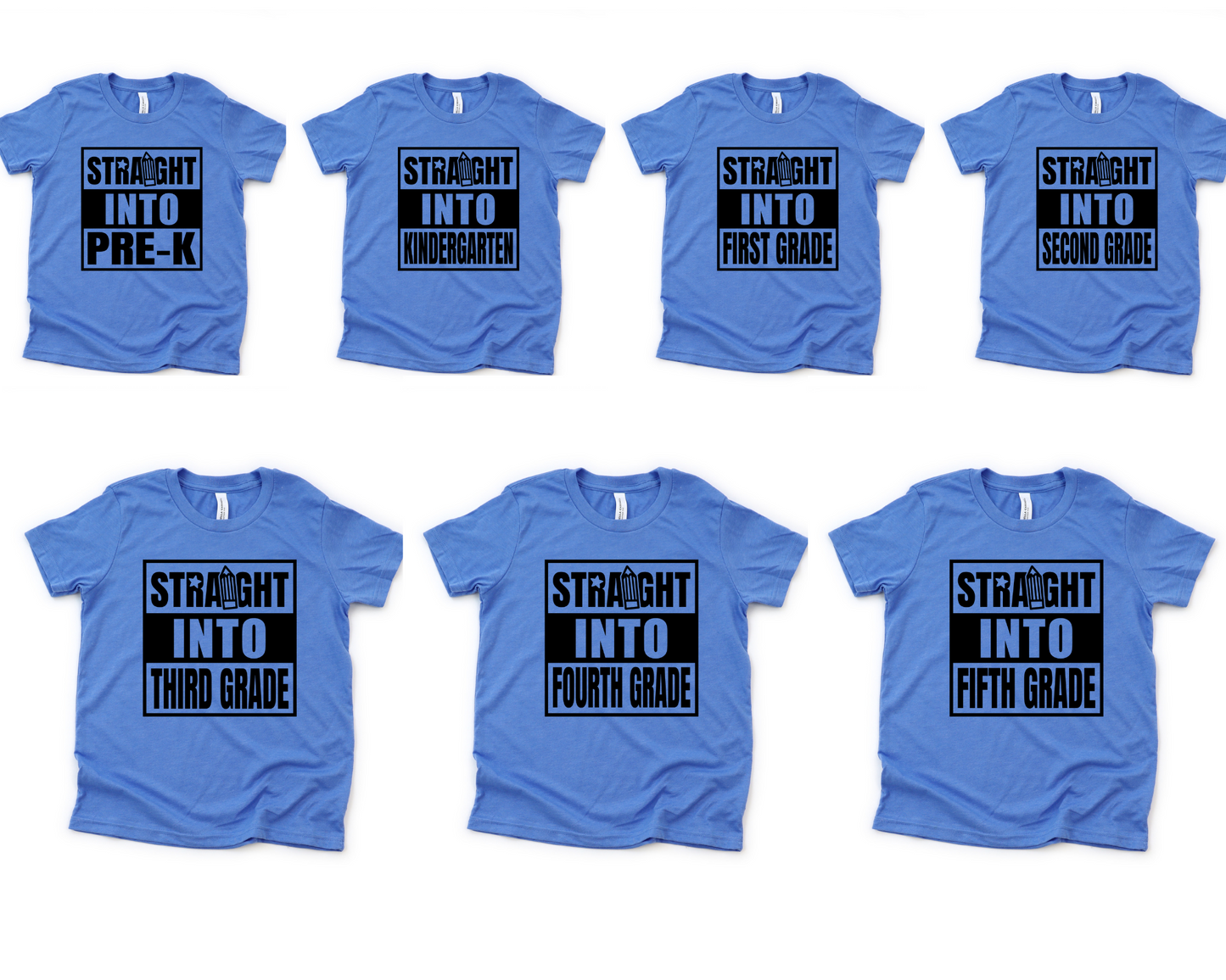 Straight into Grades Graphic Tee