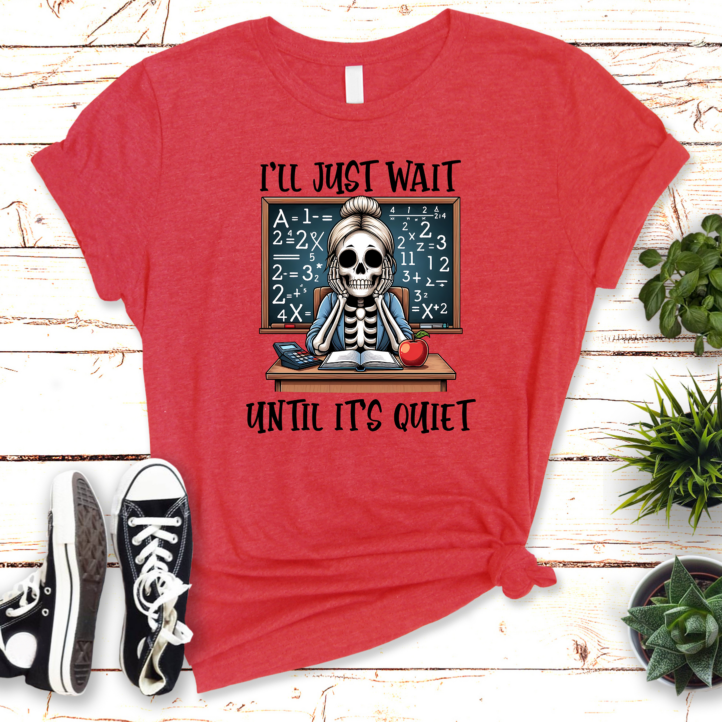I'll just wait skeleton Graphic Tee