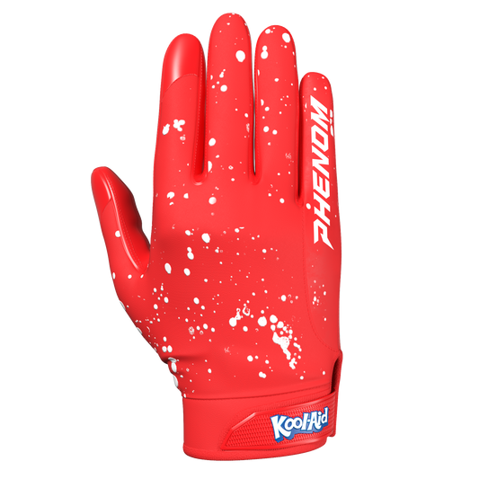 Kool-Aid 'Cherry' Football Gloves - VPS4 by Phenom Elite
