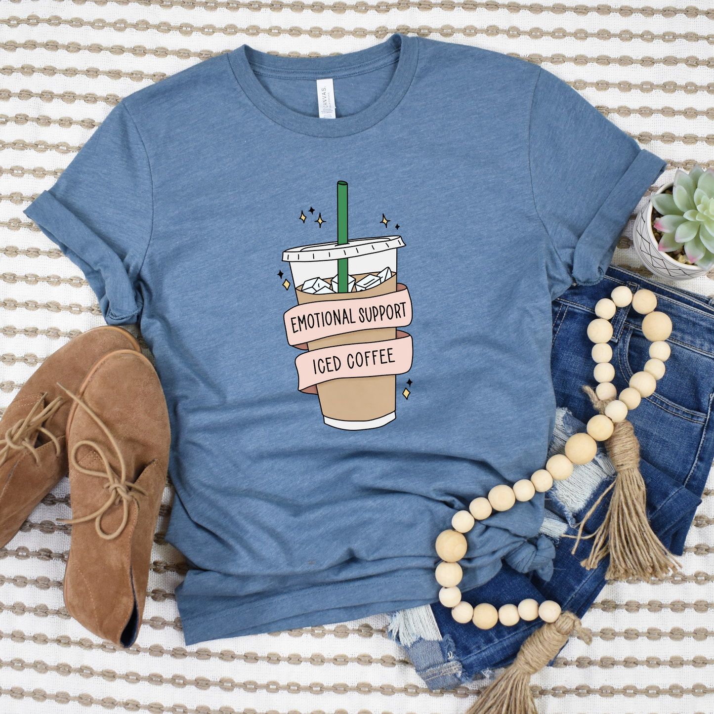 Emotional Support Coffee Graphic Tee